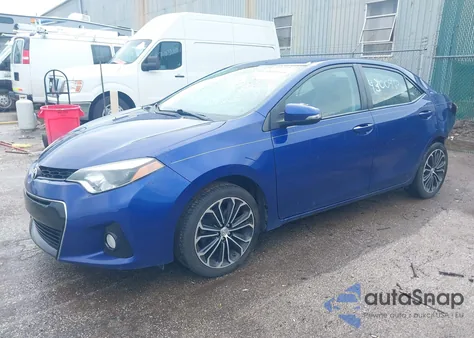 2014 Toyota Corolla S Plus from USA, damaged, VIN 2T1BURHE2EC184016